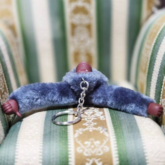 Kipling Grey Monkey Keyring Medium Size Brand New - Picture 4 of 6